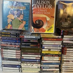 Audiobook Joblot / Bundle Cassette Tape Talking Books Mixed Genres Singles /Sets