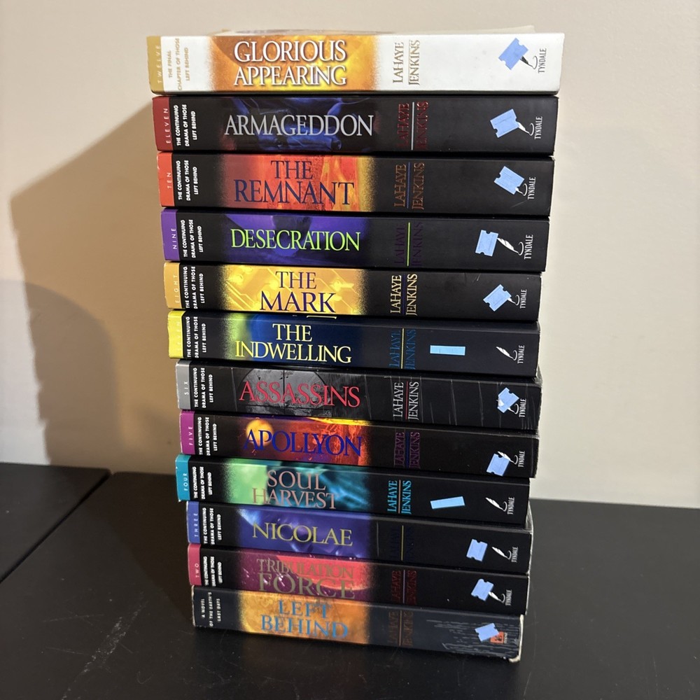 Left Behind Complete Original Series Set 1-12 LaHaye Jenkins Lot Of 12 PB Books