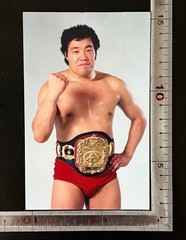 Marubelldo Jumbo Tsuruta Bromide Card 5.5×3.5in Slight Wrinkles