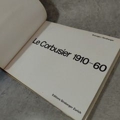 Le Corbusier 1910-60 Architecture Complete Works Girsberger 1960 Eng/Fre/German