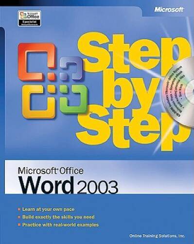 Microsoft Office Word 2003 Step by Step – Paperback – GOOD