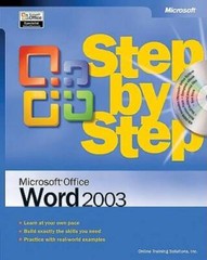 Microsoft Office Word 2003 Step by Step – Paperback – GOOD