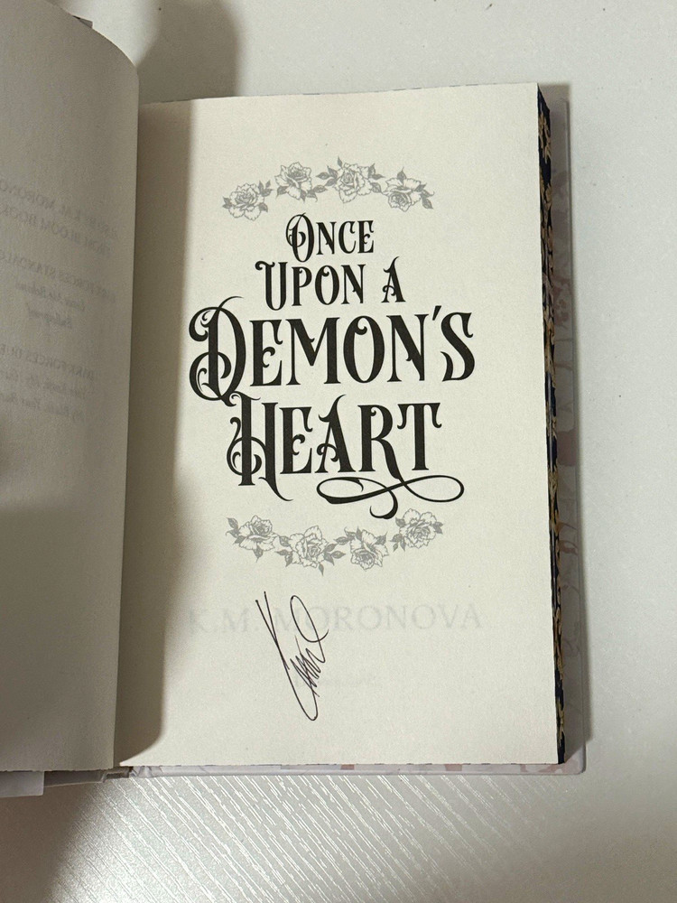 Once Upon a Demon’s Heart – K.M. Moronova Signed Deluxe Ed
