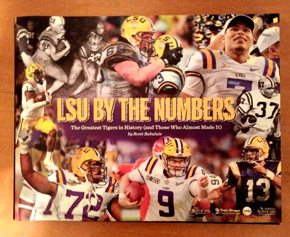 LSU by the Numbers-Scott-Rabalais-hardcover/dust jacket-illustrated