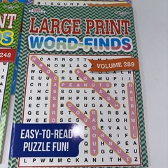 LOT 5 New Large Print Word-Finds Search Kappa 245,248,289,290 & 1 Great Big 134