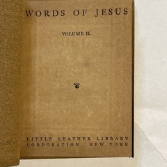 Little Leather Library WORDS OF JESUS, vol. 2