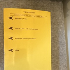 LexisNexis Collier Pamphlet Edition Bankruptcy Code 2025 Part 1 Thumb Index
