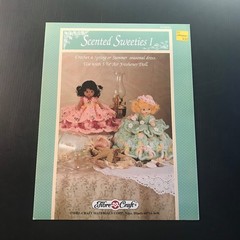 Scented Sweeties I Fibre-Craft Crochet Pattern FCM351 1993 Doll Dress