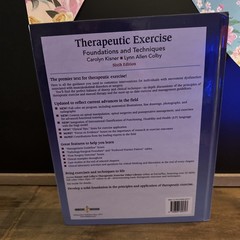 Therapeutic Exercise : Foundations and Techniques by Carolyn Kisner and Lyn BNEW
