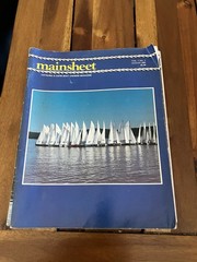 (8) Vintage Sailing Magazines Lot Mainsheet & Ocean Navigator 1986-1991