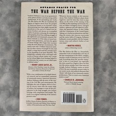 The War Before the War HC 2018 Andrew Delbanco 1st Penguin Press DJ Civil War