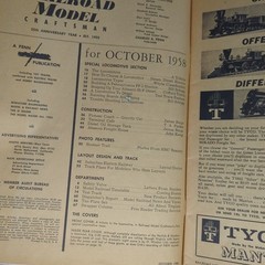 Model Railroad 1957 And Railroad Model 1958, 1975 – Lot Of 4 Magazines