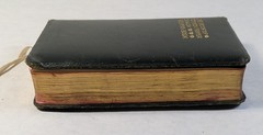 Rare Pocket Size Musson Common Prayer Canada Hymn Book Leather Gold Gilded Edge