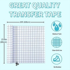 Clear Contact Paper Roll, 23.6in x 236L Self-Adhesive Vinyl Covering Peel and…