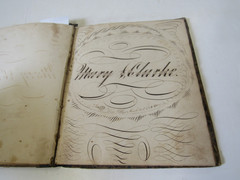 Manuscript poetry book kept by Mary A Clarke. Ware Village, March 21st, 1828