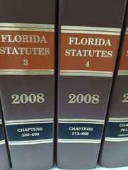 Florida Statutes 2008 6 Volume Set Chapters 1-6 State of Fl. Law Books Pre-owned