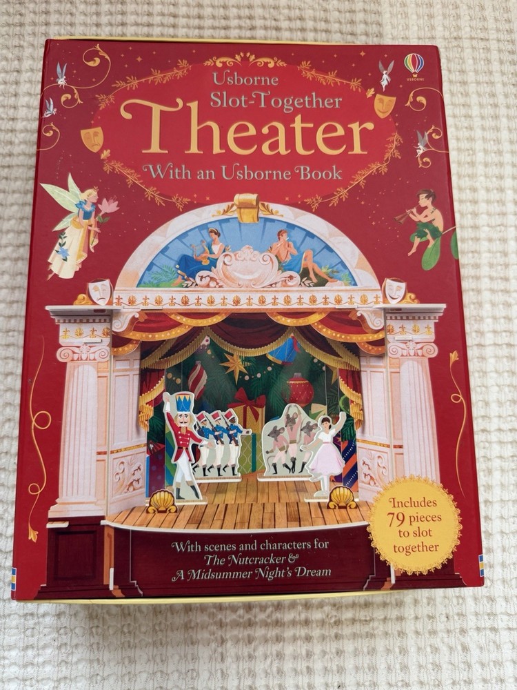 Usborne Slot-Together Theater Activity Box Set Illustrated Ages 4-8 English 2016