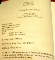 2002 The Amazing Tales of Mike O’Donovan SIGNED Softcover Book 238 Pages