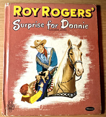 Classic Roy Rogers’ Surprise For Donnie book – Whitman Publishing Vintage 1954