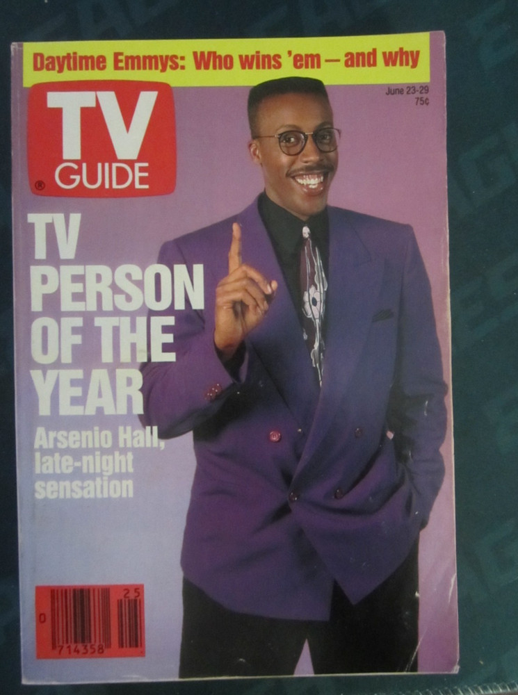 TV Guide June 1990 Arsenio Hall Person of Year New York Metro No Label