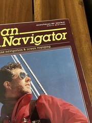 (8) Vintage Sailing Magazines Lot Mainsheet & Ocean Navigator 1986-1991