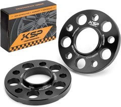 KSP 5X112mm Wheel Spacers,15mm 66.56mm Hubcentric Bore Forged Tuning Spacer f…
