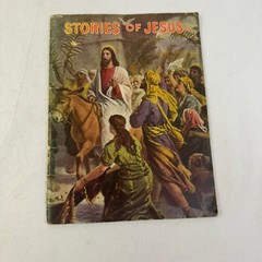 Vtg 1937 Stories of Jesus Illustrated Booklet, 64 Pages, Christian Collectible