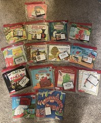 Lot Of 33 Books Cassette Tapes For Kids Early Learning Reading Teach Scholastic