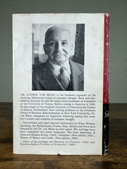 The Anti-Capitalistic Mentality By Ludwig Von Mises 1956 1st Ed/Printing HC/DJ