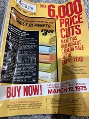 Vintage 1975 SEARS Winter Sale Catalog 317 Pages!