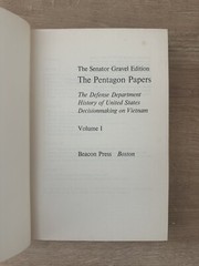 The Pentagon Papers Senator Gravel Edition Beacon Press 4 Vol Set 1971 Hardcover