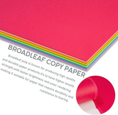 Colored Copy&Print Paper 8.5X11 Inches,180 Sheets 9 Colors Rainbow A4 Printer Pa