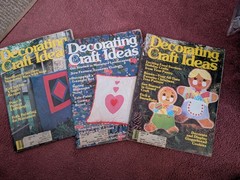 Lot of 3 Decorating and Craft Ideas Magazines 1979,1980,1981 Vintage