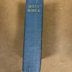 Oxford Self-Pronouncing Holy Bible King James Version KJV Blue Hardcover Vintage