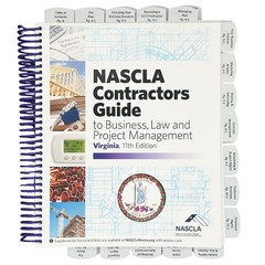 Highlighted and Tabbed – NASCLA Contractors Guide to Business, Law Virginia 11th