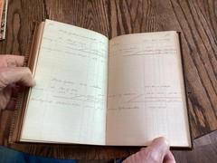 Ca 1840 Potter County Fox Estate Ledger Pioneer Names Hebron Genesee Bingham PA