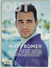 OUT Magazine June/July 2014 Matt Bomer Cover The Hot List No. 235 LGBTQ