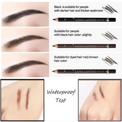 SUMEITANG 12 Pcs Brown Eyebrow Pencil Eyeliner 0.17 Fl Oz (Pack of 12),