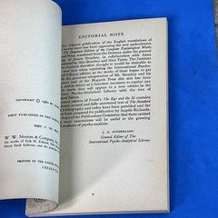 The Ego and the ID By Sigmund Freud 1962 Revised Edition Paperback
