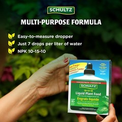 All-Purpose 10-15-10 Plant Food – 8 Oz Liquid Fertilizer for Thriving Plants