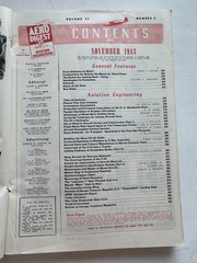 November 1943 Aero Digest and Aviation Engineering Magazine 528 Pages!