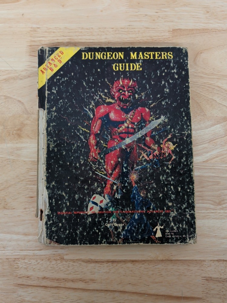 Dungeons Dragons AD&D Dungeon Master’s Guide TSR 1979 Revised Edition