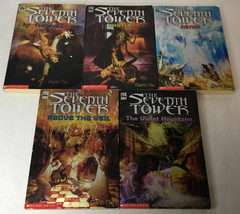 Lot of 5 The Seventh Tower Series Books by Garth Nix – 1st Ed. PB Near Complete