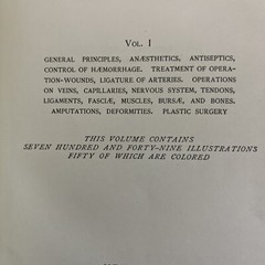 Antique Manual Of Operative Surgery by Joseph D. Bryant M.D. Vintage 1900 3rd Ed