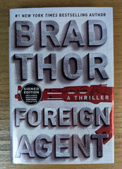 Brad Thor x2 Signed 1st Editions HC – Foreign Agent and Act of War