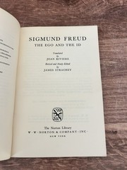 The Ego and the ID By Sigmund Freud 1960 Edition Paperback