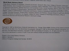 The World Book Yearbook 1981 ,608 pages