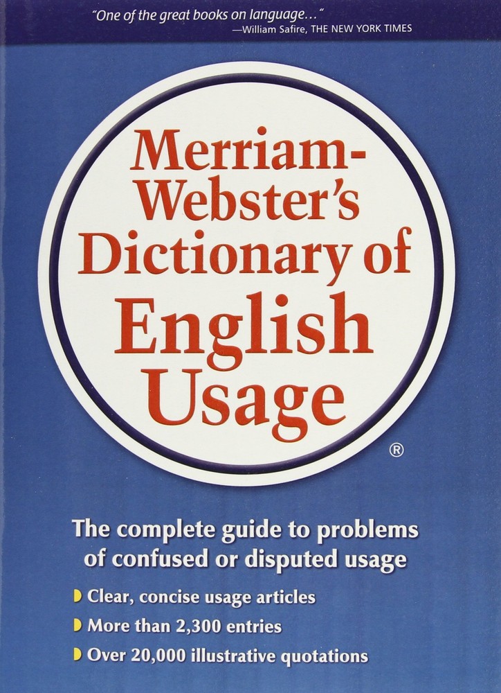 Merriam-Webster’s Dictionary of English Usage – hardcover Merriam-Webster