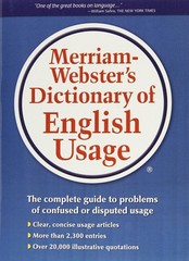 Merriam-Webster’s Dictionary of English Usage – hardcover Merriam-Webster
