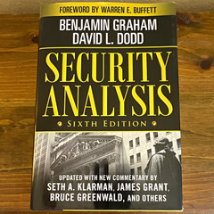 Security Analysis Graham Dodd 6th Edition HCDJ Warren Buffett Sealed CD